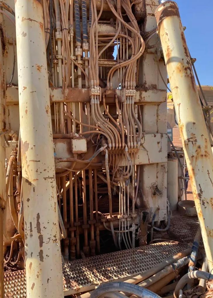 Salvaged Pit Viper 271 drill rig